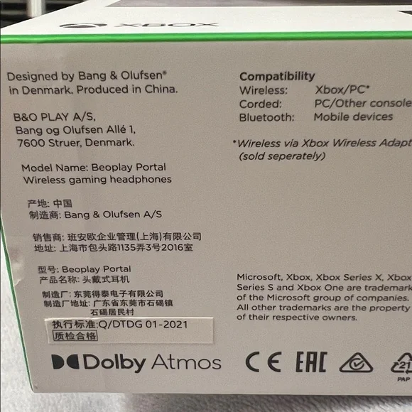 Bang & Olufsen wireless gaming Black Headphones - Picture 3 of 8